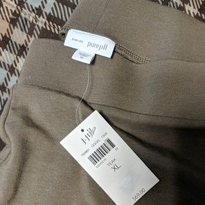 Woman's xl j Jill slim leg pant in teak.